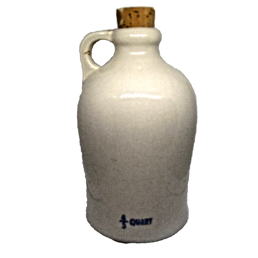 Henry McKenna Kentucky Sour Mash Bourbon Whisky Jug Crock 4/5 Quart Empty Vtg - Picture 2 of 6